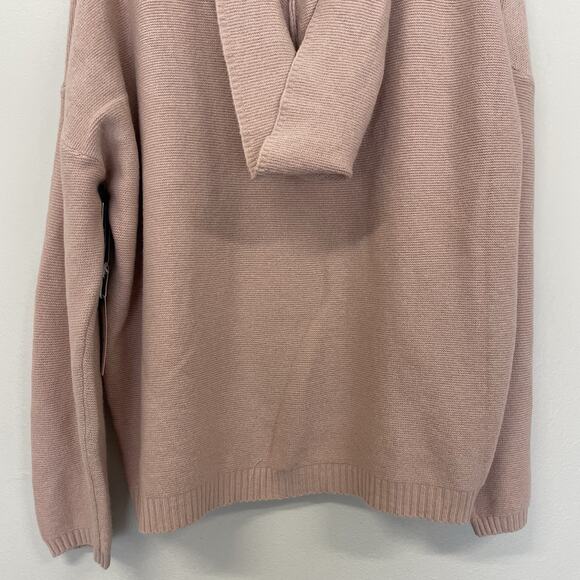 Korye Sweater Womens 3X Beige Pink Pullover Hooded Soft Cozy Dailylook - Picture 7 of 8